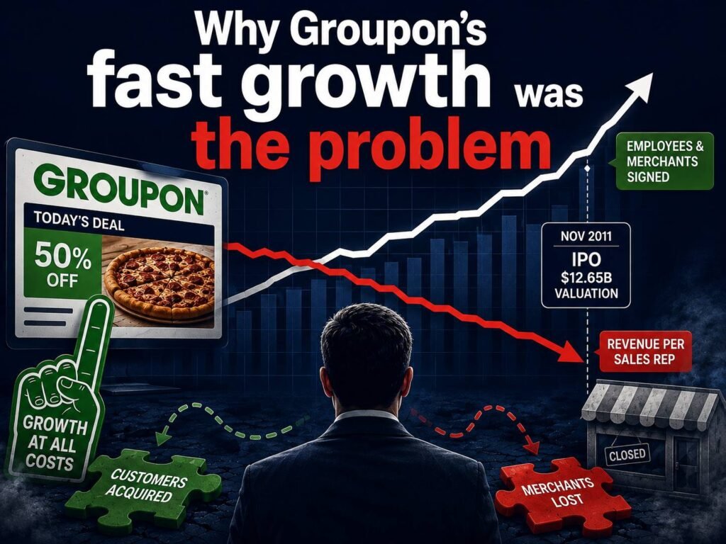 Why Groupon’s Fast Growth was the Problem