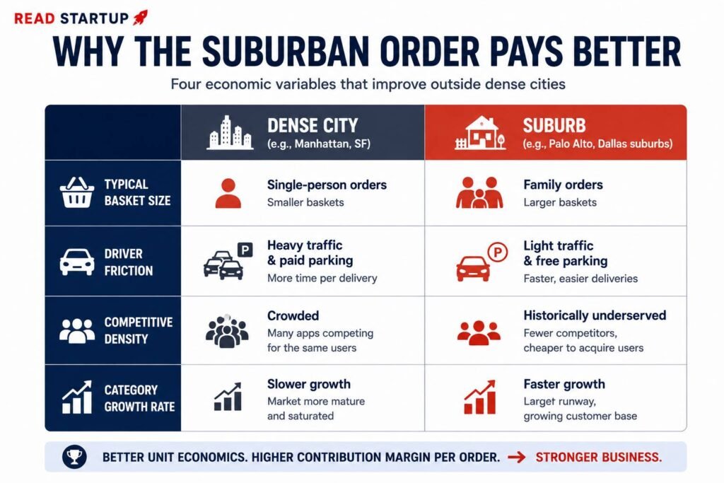 DoorDash Won by Going Where Uber Eats Would Not