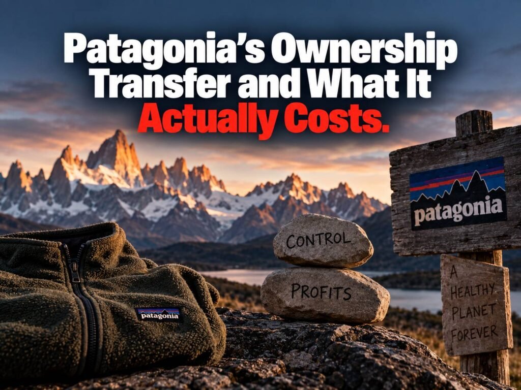 Patagonia's Ownership Transfer and What It Actually Costs